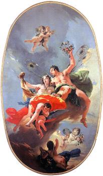 喬瓦尼 巴蒂斯塔 提埃波羅 The Triumph of Zephyr and Flora